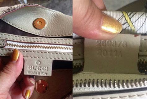 real vs fake gucci serial number|how to authenticate vintage Gucci.